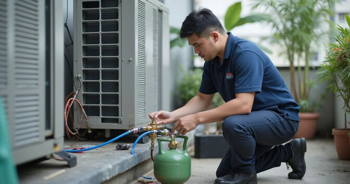 Aircon gas top-up or refrigerant leak: what the technician should tell you