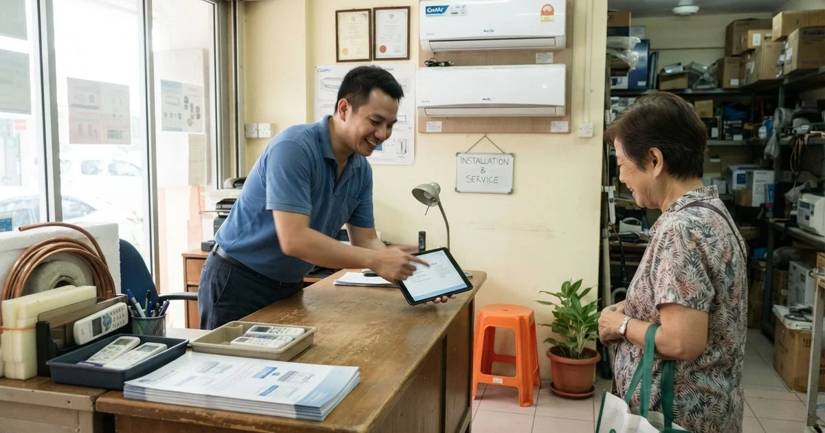 Featured air conditioning contractor in Yishun