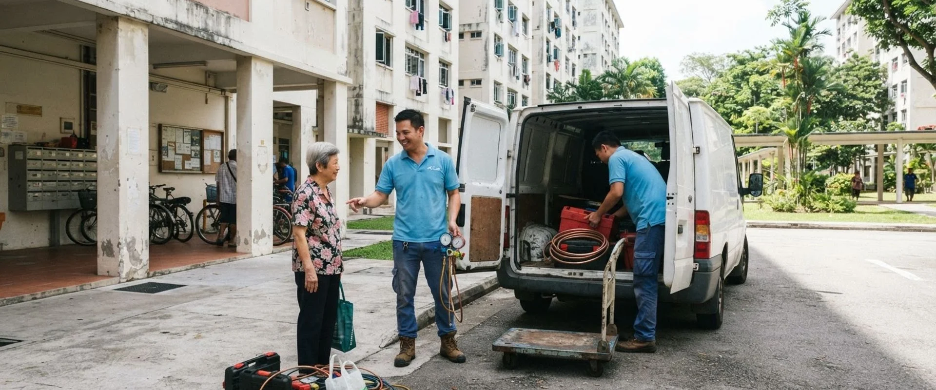 air conditioning contractor in Yishun
